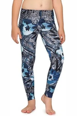 Merry Style Leggings Mädchen Lange Hose MS10-337 (1-tlg) aus Baumwolle blau 110