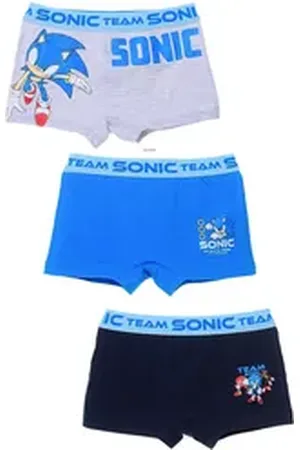 Sonic The Hedgehog Boxershorts SEGA (4-St) Jungen Unterwäsche - Kinder Unterhose Set bunt 98-104 cm