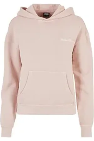 Urban classics Kapuzenpullover Damen Ladies Small Embroidery Terry Hoody (1-tlg) rosa S