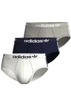 adidas Originals Retro Pants Comfort Flex Cotton 3 Stripes (3-St) unterhose unterwäsche basic bunt|grau L