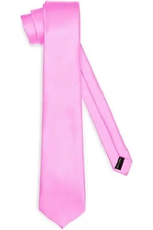 Ladeheid Krawatte Klassische Herren Krawatte glänzend Vielfältige Farben TMS-8 150cmx8cm (1-St) rosa