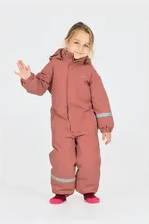 ZigZag Schneeoverall Vally (1-tlg) mit wasser- und winddichter TPU-Membran rosa 92