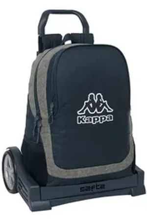 Kappa Schulrucksack, Schulrucksack mit Rädern Dark navy Grau Marineblau 32 x 44 x 16