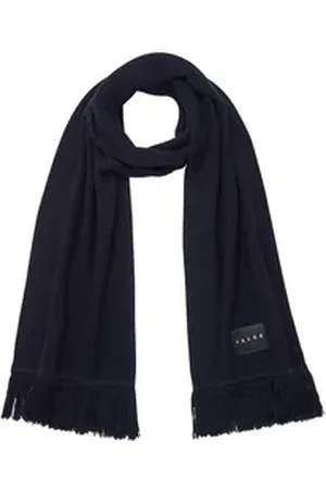 Falke Schal, (1-St), mit feinster Merinowolle blau