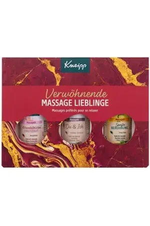 Kneipp Hautpflege-Set Geschenkset mit Massageölen 3 x 20 ml