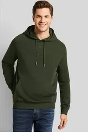 Bugatti Sweatshirt mit Logo-Print grün 4XL