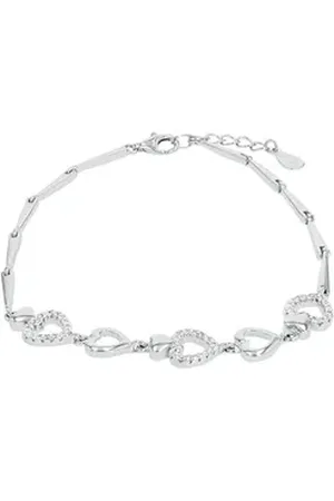 Amor Armband Armband für Damen, 925 Sterling Silber (Armband, 1-tlg) silberfarben