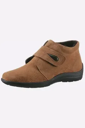 airsoft comfort+ Stiefelette Stiefelette Wechselfußbett braun 42 EU