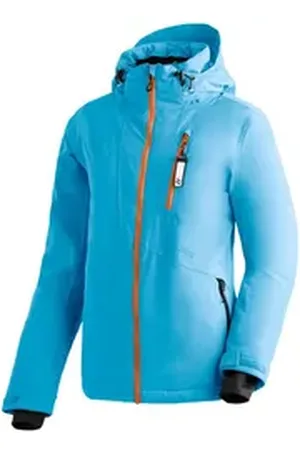 Maier Sports Skijacke Straja Damen Winterjacke, wind/wasserdicht, 3 RV-Taschen und Kapuze blau 36