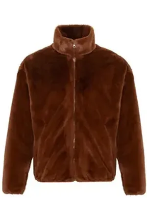 Antioch Wintermantel Stand Collar Faux Fur Coat M