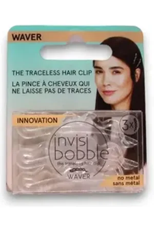 invisibobble Haarklammer Wellen Haarspange Kristallklar 3 Stück