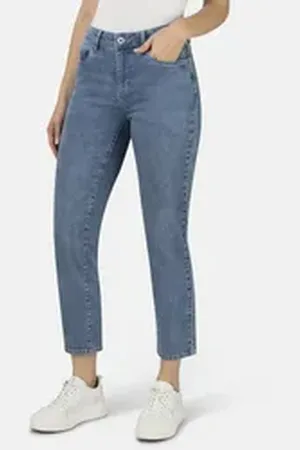 Stooker Women 5-Pocket-Jeans Straight Fit Zermatt Denim Straight Fit Casual Clean Wash Denim Jeans für Damen blau 46