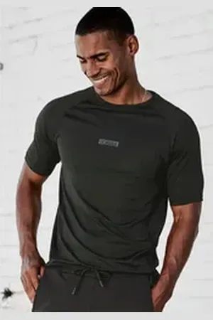 AUTHENTIC LE JOGGER Le jogger® T-Shirt elastisches Shirt mit Logodruck schwarz XL (56/58)