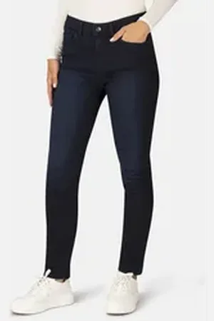 Stooker Women 5-Pocket-Jeans Straight Fit Zermatt Thermo Straight Fit Casual Clean Wash Denim Jeans für Damen blau 36