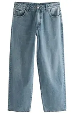 Next Weite Jeans Lockere Sanduhr-Jeans mit weitem Bein (1-tlg) blau 28