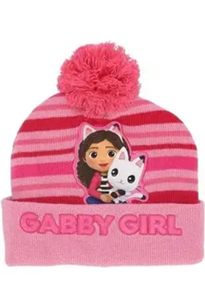 Gabbys Dollhouse Bommelmütze Wintermütze Komfortabel Niedlich und Kuschelig Onesize rosa