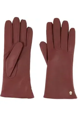 ROECKL SPORTS Lederhandschuhe Damen Handschuhe aus Leder HAMBURG (2-St) rot 8,5