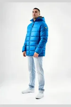 Arctic Winterjacke ASRodrii mit warmem Teddyfell und abnehmbarer Kapuze blau 3XL