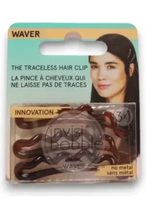 invisibobble Haarklammer Wellen Haarspange Pretty Dark 3 Stück