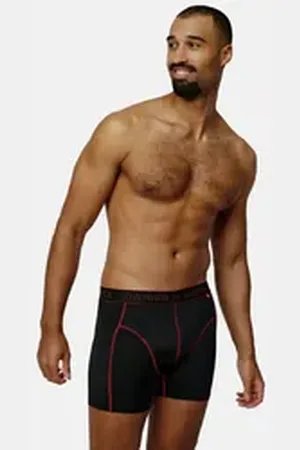 DANISH ENDURANCE Boxershorts Sports Trunks (6-St) Schnelltrocknende Sportunterhose, ohne Aufrollen & Verrutschen schwarz M