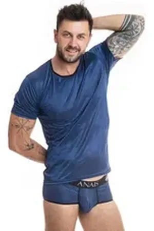 Anaïs For Men Shirttop for Men - Herren T-Shirt 053604 Naval - (2XL,3XL,L,M,S,XL) blau S