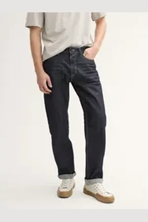 TOM TAILOR Denim Loose-fit-Jeans Loose Straight Jeans blau 34/32