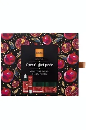 Weleda Hautpflege-Set Geschenkset straffende Pflege Granatapfel und Maca-Peptide 4 Stück