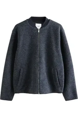 Next Bomberjacke Bomberjacke aus Wolle (1-St) blau XXXL