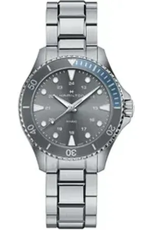 Hamilton Quarzuhr Khaki Scuba Damenarmbanduhr grau