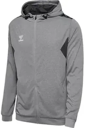 Hummel Trainingsjacke Hmlauthentic Pl Zip Hoodie grau L