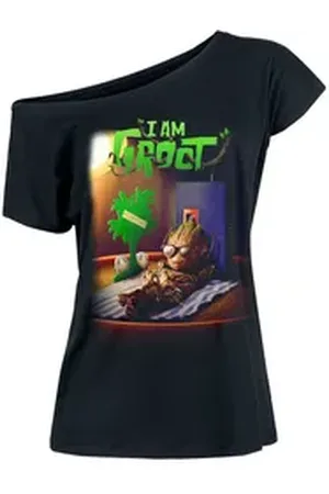 Marvel T-Shirt Guardians of the Galaxy Groot Chilling schwarz M
