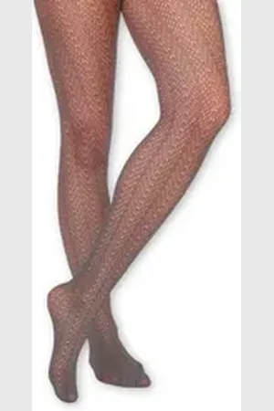 SYMPATICO Trachtensocken Strumpfhose - JASERA - bordeaux, ivory, mittelgrau grau XL