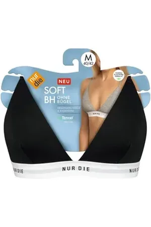 Nur Die Soft-BH Sportiv schwarz 40-42