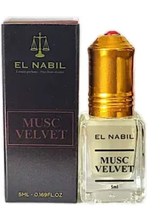 El Nabil Öl-Parfüm Musc Velvet Parfum Öl mit Roll-On-Applikator 5 ml