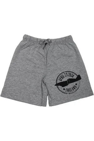 Disney Sweatshorts Bermuda kurze Hose mit Flugzeug (1-tlg) grau 128