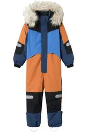 NAME IT Schneeoverall NMNSTORM12 SKI SUIT BLOCK FO blau 92