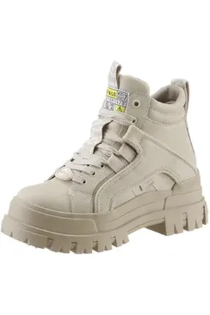 Buffalo ASPHA NC Schnürboots mit weicher Schaftrandpolsterung beige 41 EU