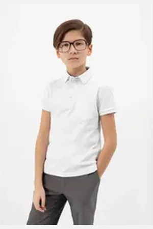 Gulliver Poloshirt in schlichtem Design weiß 140