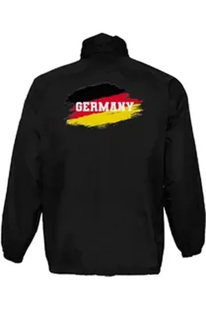 Capelli new york Regenjacke EM Deutschland Regenjacke mit Beutel schwarz XL