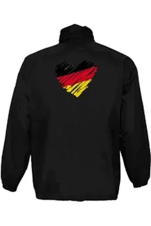Capelli new york Regenjacke EM Deutschland Regenjacke mit Beutel schwarz M