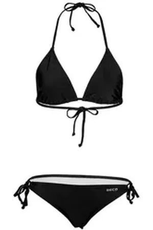 Beco Beermann Triangel-Bikini-Top -Basic Side Tie Triangle Bikini (2-St), in modischen Farben schwarz 36