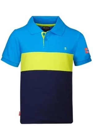 TROLLKIDS Poloshirt Eikefjord UV-Schutz 30+ blau 110