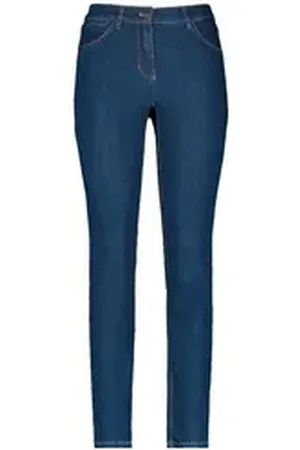 Gerry Weber Stretch-Jeans 5-Pocket Jeans Best4me Skinny blau 34