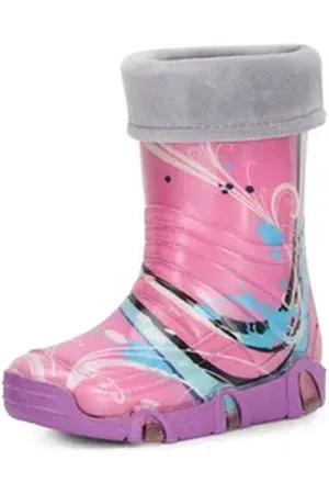 Ladeheid Kinder Regenstiefel Gefüttert Swk2020 Gummistiefel bunt 27/28