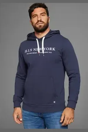 H.I.S H.I.S Kapuzensweatshirt mit Logoprint - NEUE KOLLEKTION blau XXL