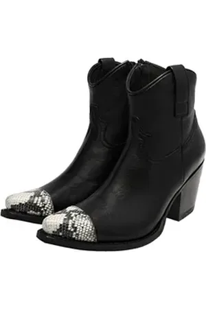 Sendra Boots 17329 Negro Blanco Damen Stiefelette Schwarz Stiefelette schwarz 42