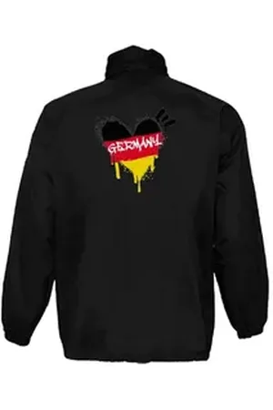 Capelli new york Regenjacke EM Deutschland Regenjacke mit Beutel schwarz XL