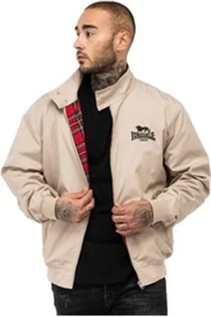 Lonsdale London Outdoorjacke Jacke Classic Harrington braun XL