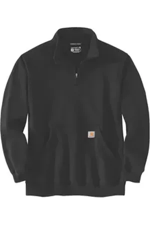 Carhartt Rundhalspullover Quarter-Zip 105294 schwarz XXL
