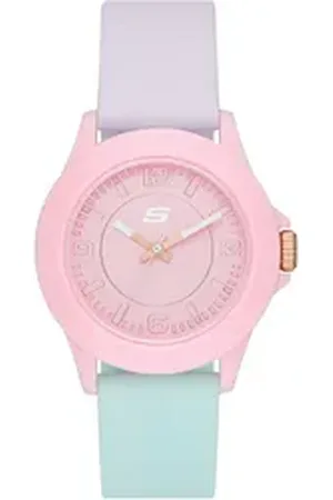 Skechers Quarzuhr ROSENCRANS SR6215, Armbanduhr, Damenuhr, Silikonarmband, analog, Mineralglas bunt